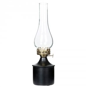 Świecznik na tealighty Lampa Naftowa - czarny 2 - SZYBKA WYSYŁKA