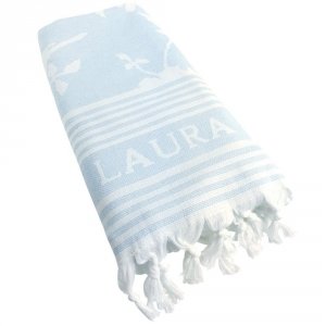Ręcznik plażowy Laura Ashley - niebieski 90x180 cm