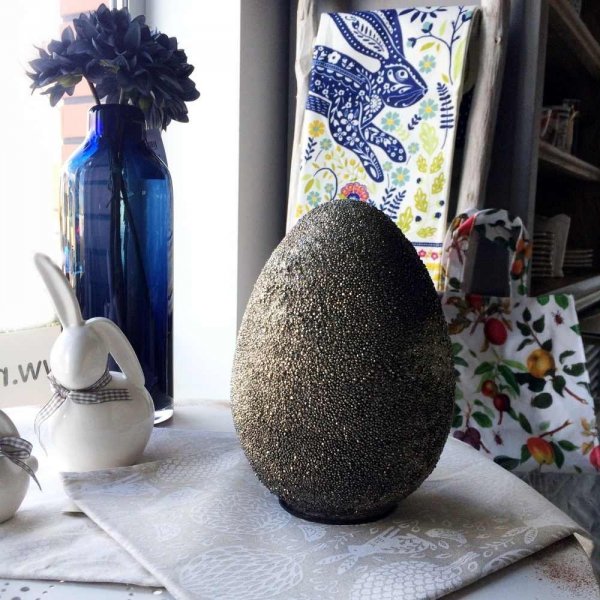 Dekoracyjne jajko z kamyczków Chic Antique - SZYBKA WYSYŁKA