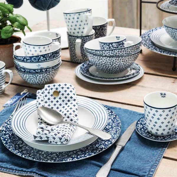Laura Ashley BLUEPRINT - talerz deserowy 18 cm - CHINA ROSE