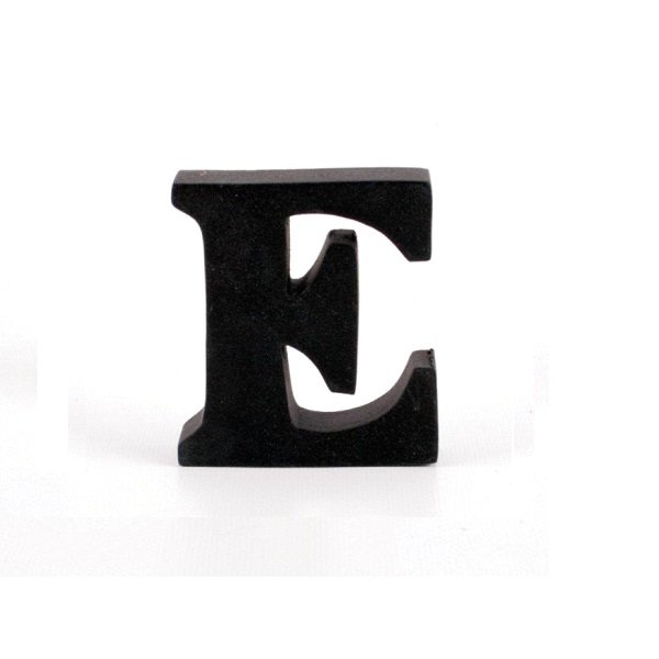 Litera ozdobna mała - E - czarna