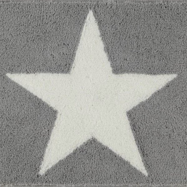 Dywanik łazienkowy Rhomtuft STAR - biało-szary