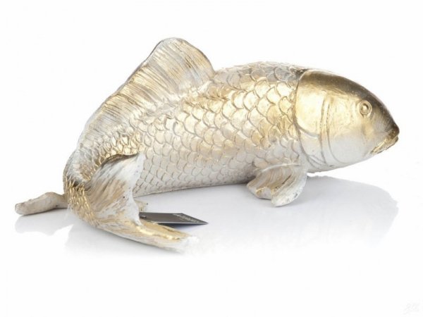 Dekoracyjna figurka Aluro - karp Koi złoty