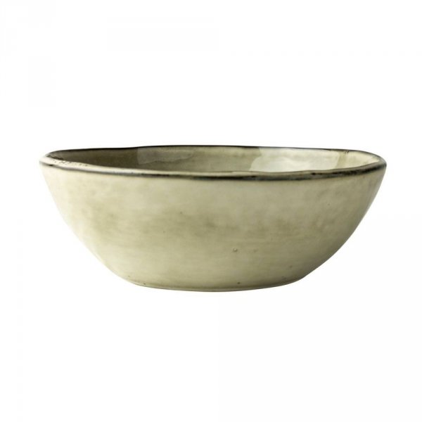 ORGANIC - miska 33x10 cm kremowa