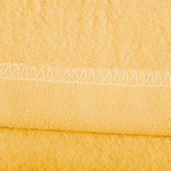 Koc Biederlack 100% bawełna - Pure Cotton - żółty
