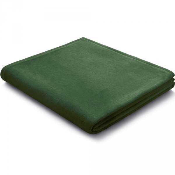 Koc Biederlack 100% bawełna - Pure Cotton - zielony
