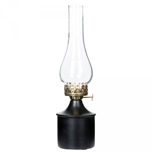 Świecznik na tealighty Lampa Naftowa - czarny 2
