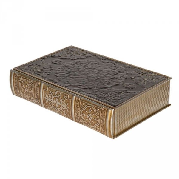 Książka ozdobna - pudełko złote 30x20x6,5 cm