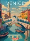 Brulion B5 160 kartek w kratkę z marginesem Zeszyt szkolny RETRO CITY 400196853 HERLITZ