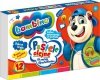Pastele olejne Zestaw 12 kolorów Kredki BAMBINO St.Majewski