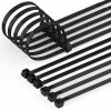 Opaska zaciskowa/opaska kablowa/zip/raps/trytytka 250x4,8mm (100szt) czarna LEXTOOL (LXOP16)