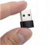 Adapter USB-C (F) -> USB-A (M) 2.0 BULK
