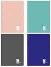 Zeszyt A5 80k kratka UV kolory ONE COLOR 7034 INTERDRUK