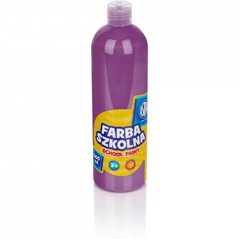 Farba plakatowa szkolna 500ml śliwkowa 301112012 ASTRA