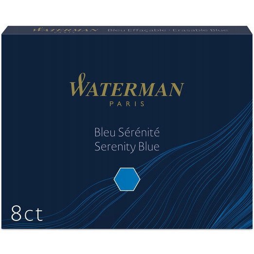 Naboje WATERMAN niebieskie (8szt.) S0110860
