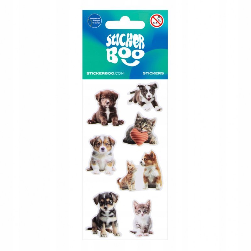 Naklejki 66x126mm ZWIERZĘTA DOMOWE 550331 STICKERBOO
