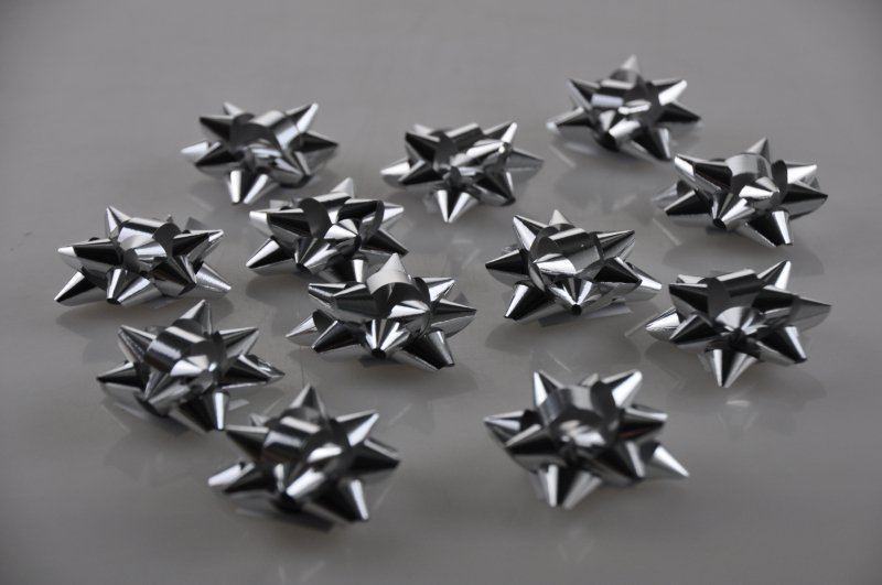 Rozetka 2&quot; 5cm srebrna (12) ALIGA ROZ-50-SR