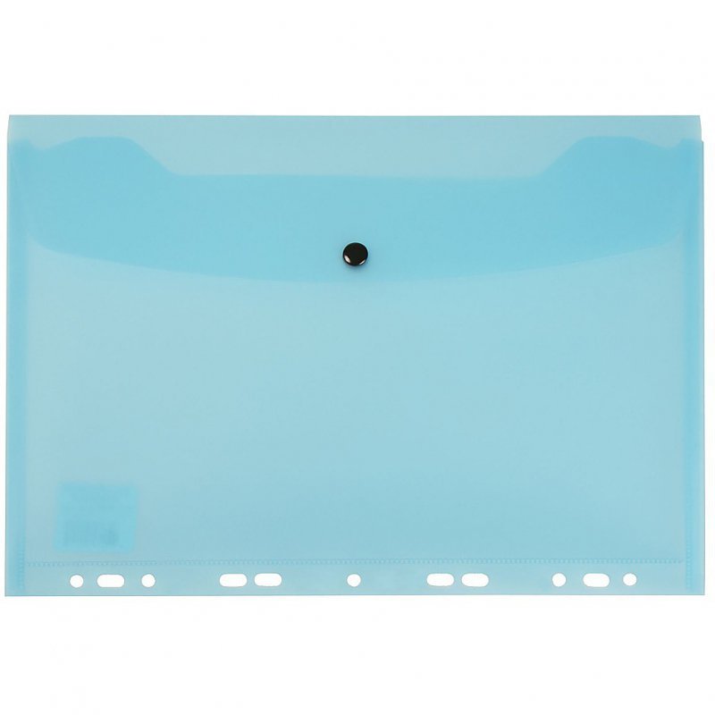 Teczka kopertowa na dokumenty A4 wpinana do segregatora PVC niebieska TP-12-03 BIURFOL