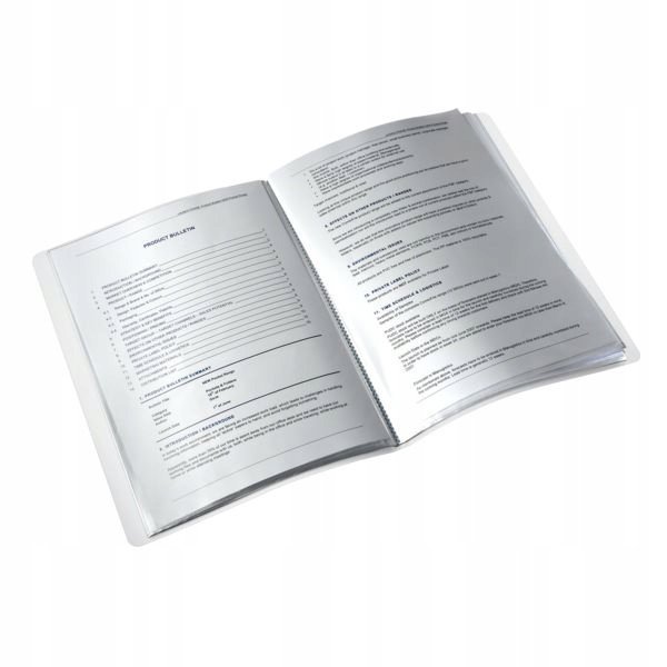 Album ofertowy 20 koszulek PP LEITZ WOW, żółty 46310016
