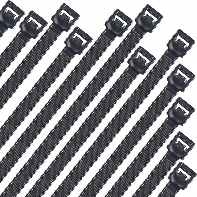 Opaska zaciskowa/opaska kablowa/zip/raps/trytytka 350x4,8mm (100szt) czarna LEXTOOL (LXOP29)