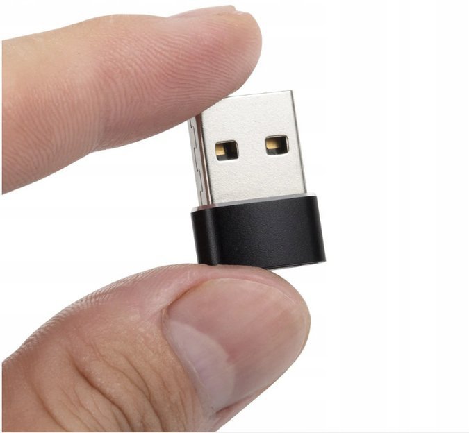 Adapter USB-C (F) -&gt; USB-A (M) 2.0 BULK