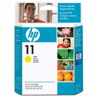 HP oryginalny ink C4838AE, No.11, yellow, 1750s, 28ml, HP Business InkJet 2xxx, DesignJet 100, 10PS, 20PS