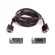 Video Kabel VGA(D-sub)-VGA(D-sub), M/F2m, Logo