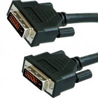 Video Kabel Dual link, DVI(24+1)-DVI(24+1), M/M2m, chroniony, No Name
