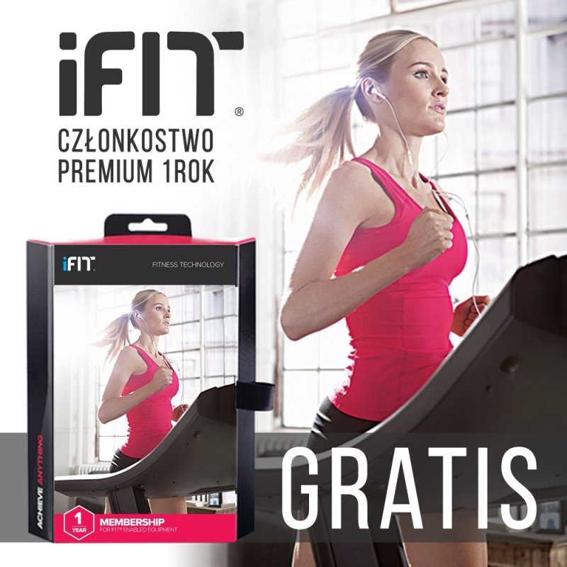 Powystawowy orbitrek FreeStride NordicTrack FS7i + Roczne członkostwo iFit