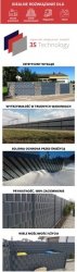 Taśma ogrodzeniowa ROLKA 26mb CLASSIC 19cm PROTECTO™ GRAFIT