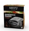 Opiekacz do kanapek CAMRY CR 3023 (1100W; kolor czarny, kolor srebrny)
