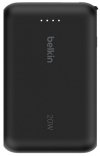 BELKIN POWERBANK 10 000 MAH, 20W, WBUDOWANY KABEL USB-C, BLACK