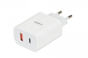 Ładowarka sieciowa iBOX C-36 USB A+C 20W kabel USB-C do USB-C