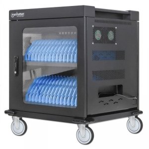 Stacja ładująca Manhattan do 32 laptopów 15.6 tabletów 32 gniazda AC