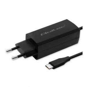 Ładowarka sieciowa Qoltec 90W GaN Super Fast | 5-20V | 3-4.5A | USB-C 3.1 | Laptop | Smartfon | Tablet