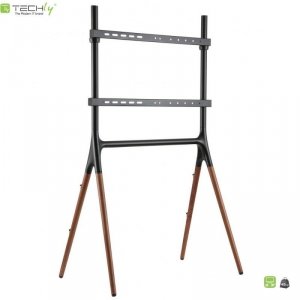 Stojak podłogowy LCD/LED Techly 49-70 40kg drewno