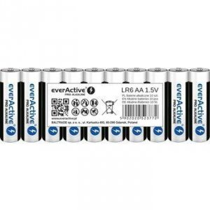Baterie alkaliczne AA/LR6 everActive Pro Alkaline 10 sztuk