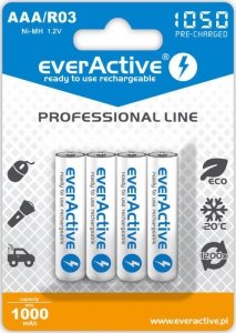 Akumulatorki AAA/R03 everActive Professional Line 1050 mAh 4 sztuki