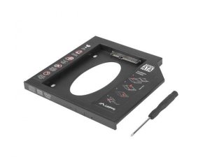 Adapter HDD Lanberg ramka 5.25 -> 2.5 SLIM 9.5mm HDD w miejsce CD/DVD