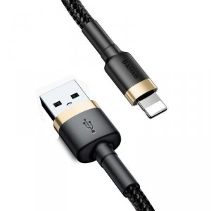 Kabel przewód USB - Lightning / iPhone 100cm Baseus Cafule CALKLF-BV1 z obsługą szybkiego ładowania 2.4A