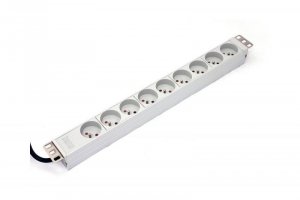 Listwa zasilająca DIGITUS 19, 1U, 9 gniazd, 16A, 1,8m