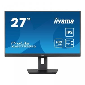 Monitor iiyama 27 ProLite XUB2792QSU-B6 IPS 100Hz HDMI DP 4xUSB-A USB-B głośniki