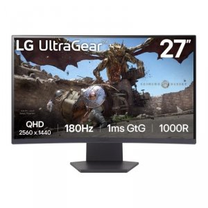 Monitor LG 27 UltraGear 27GS60QC-B VA WQHD 180Hz 2xHDMI DP
