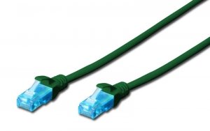 Patchcord DIGITUS UTP kat. 5e 30m PVC zielony