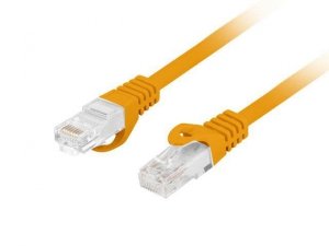 Patchcord Lanberg UTP kat.6 5m LSZH CU fluke passed pomarańczowy