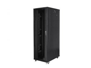 Szafa instalacyjna Rack stojąca 19 42U 800x1200 czarna Lanberg (flat pack)