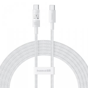 Kabel Baseus Gem Typ C-Typ C 100W 2m (biały)