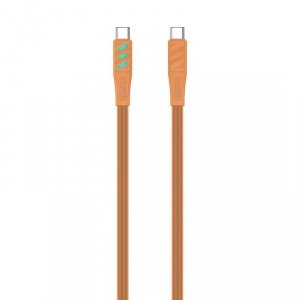 Kabel do ładowania Havit Typ C CB6254 pomarańczowy