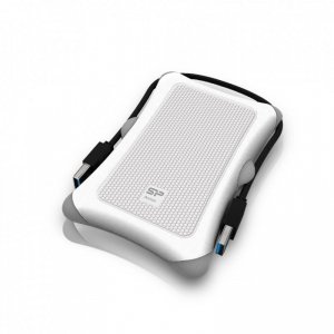 Dysk zewnętrzny HDD Silicon Power Armor A30 (2TB; 2.5; USB 3.2; 5400 obr/min; White; SP020TBPHDA30S3W)