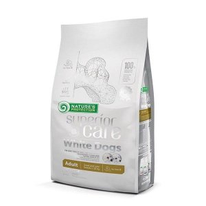 Nature's Protection White Dogs Adult Small and Mini Breeds with Jagnięcina 4kg